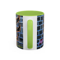 Abstract Street-Art Eye Coffee Mug — Colorful Graffiti Accent Mug (11/15 oz)