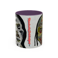 3 amigos2.0 Zombie Skull Coffee Mug — Spooky Horror Accent Mug (11/15 oz)