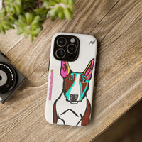 MR Bull Terrier Phone Case — Colorful Pop Art Tough Cases for Dog Lovers