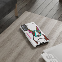 MR Bull Terrier Phone Case — Colorful Pop Art Tough Cases for Dog Lovers