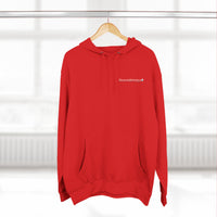 HEART ATTACK  Abstract Psyche Hoodie — Colorful Three-Panel Back Art Fleece Hoodie