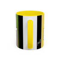 SAN SEBASTIAN2.0 Colorful Canal Houses Accent Coffee Mug — Bright European Street Art Ceramic Mug (11/15oz)