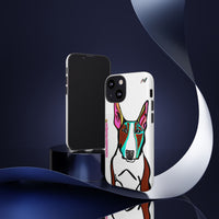 MR Bull Terrier Phone Case — Colorful Pop Art Tough Cases for Dog Lovers
