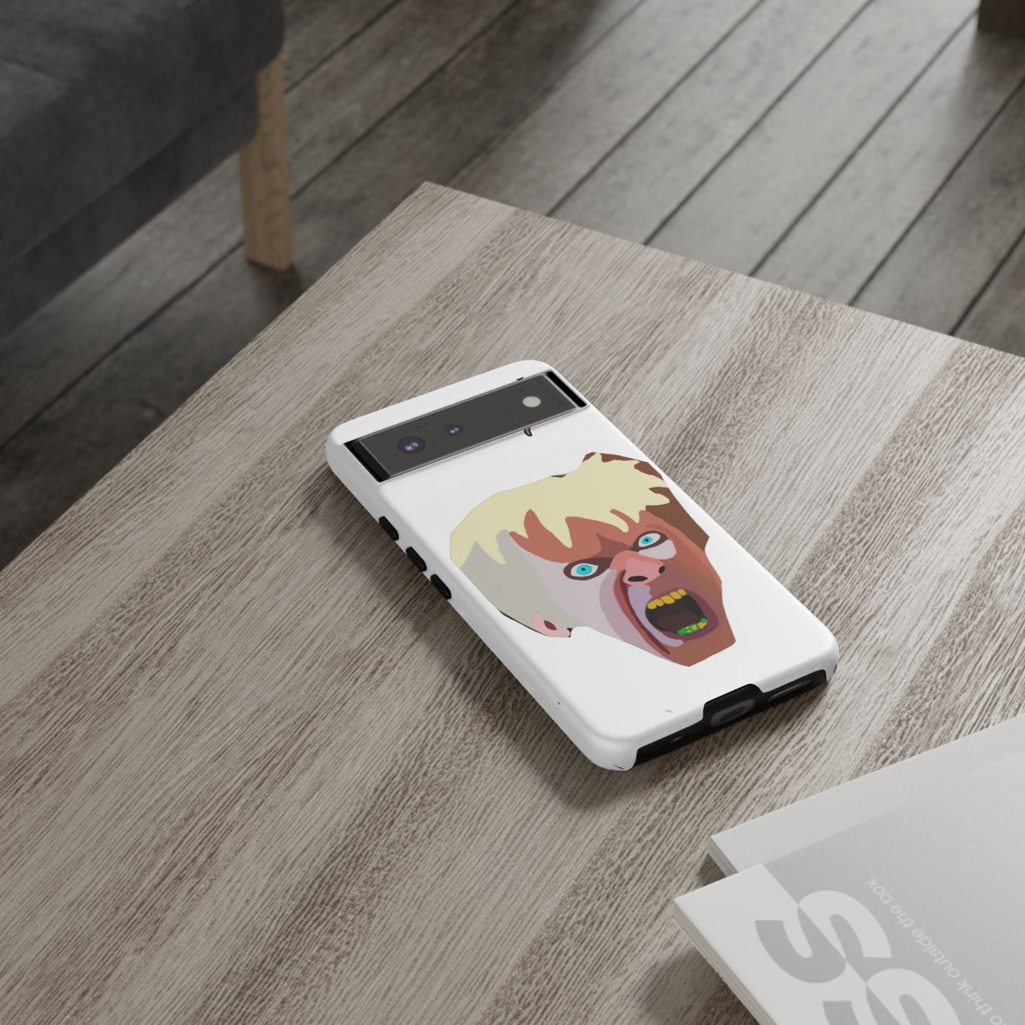 KAREN.  Phone Case — Retro Horror Face Graphic ("Tough Cases")