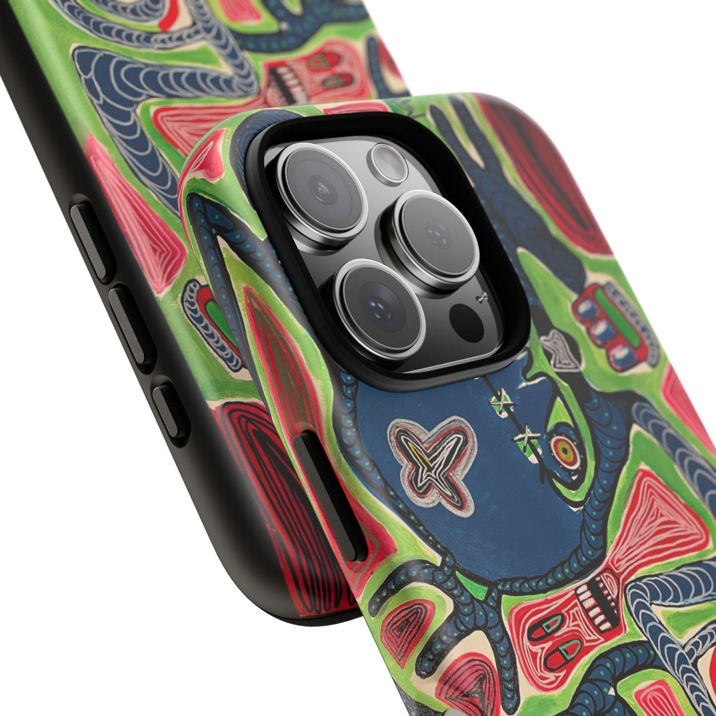 Abstract AFTERLIFE Phone Case — Bold Psychedelic Music Art