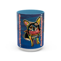 Chihuahua Art Coffee Mug – Colorful Pop‑Art Dog Accent Mug (11/15 oz)