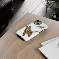 HUSKY  Colorful Abstract Dog Phone Case — 'MAD' Signature Protective Case