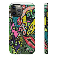 CONCERT  Abstract Graffiti Phone Case — Colorful Street Art Tough Cases