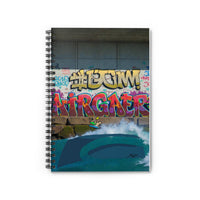 AERIAL Graffiti Surf Spiral Notebook — Ruled Journal for Skate, Surf & Street Art Fans