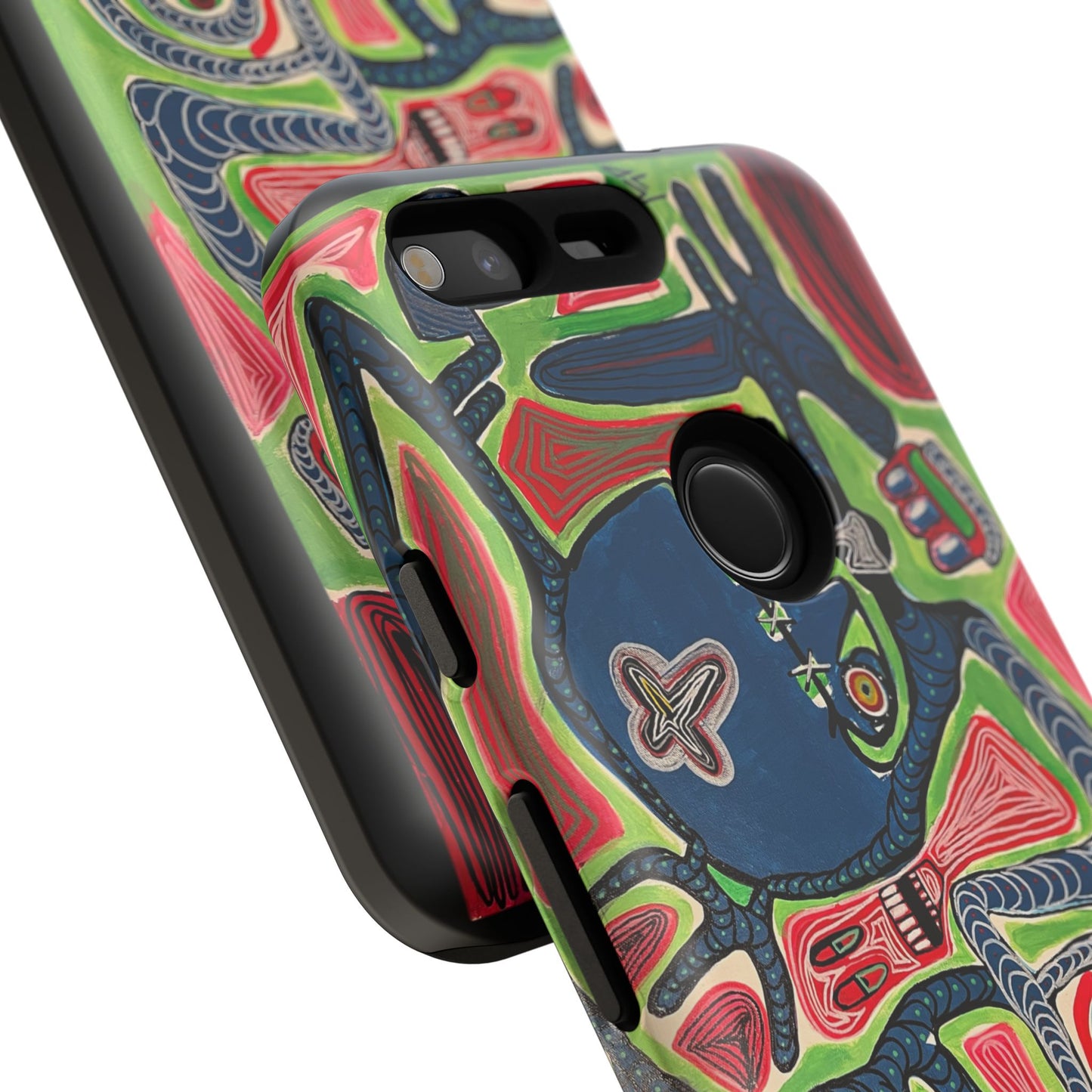 Abstract AFTERLIFE Phone Case — Bold Psychedelic Music Art