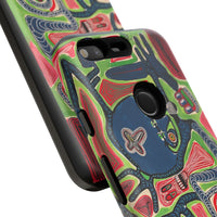 Abstract AFTERLIFE Phone Case — Bold Psychedelic Music Art
