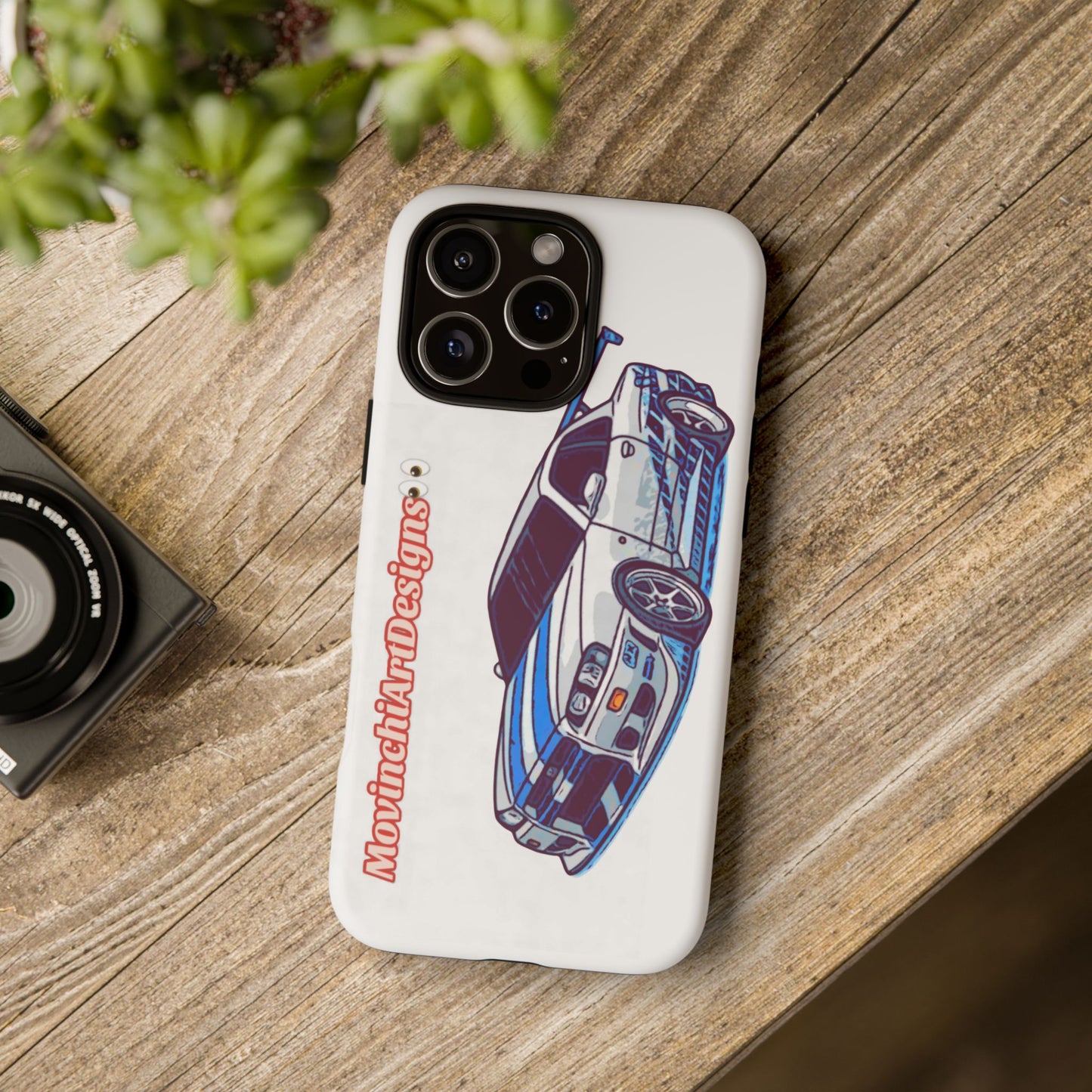 Retro Skyline r34 Phone Case — Vintage Sports Car Graphic