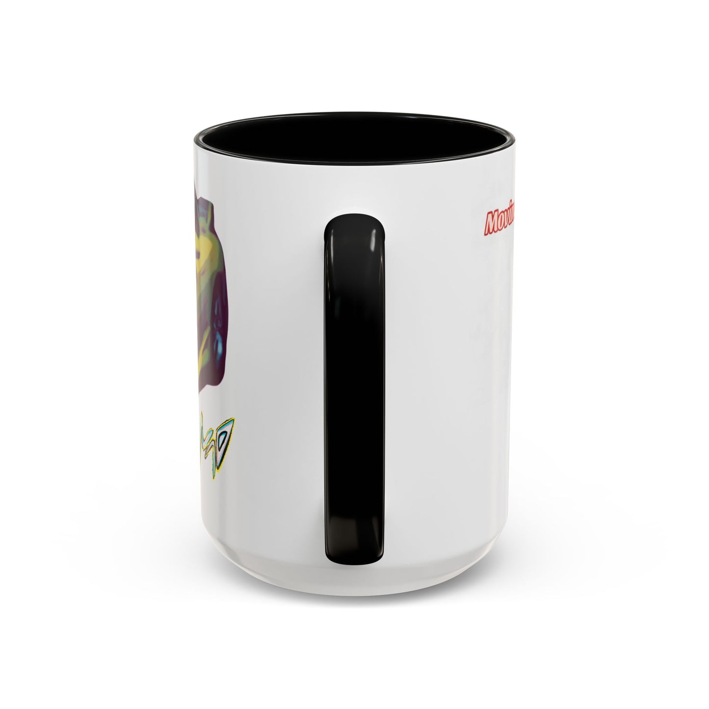 RX7  Coffee Mug — Yellow Sports Car Illustration Accent Mug