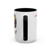 RX7  Coffee Mug — Yellow Sports Car Illustration Accent Mug