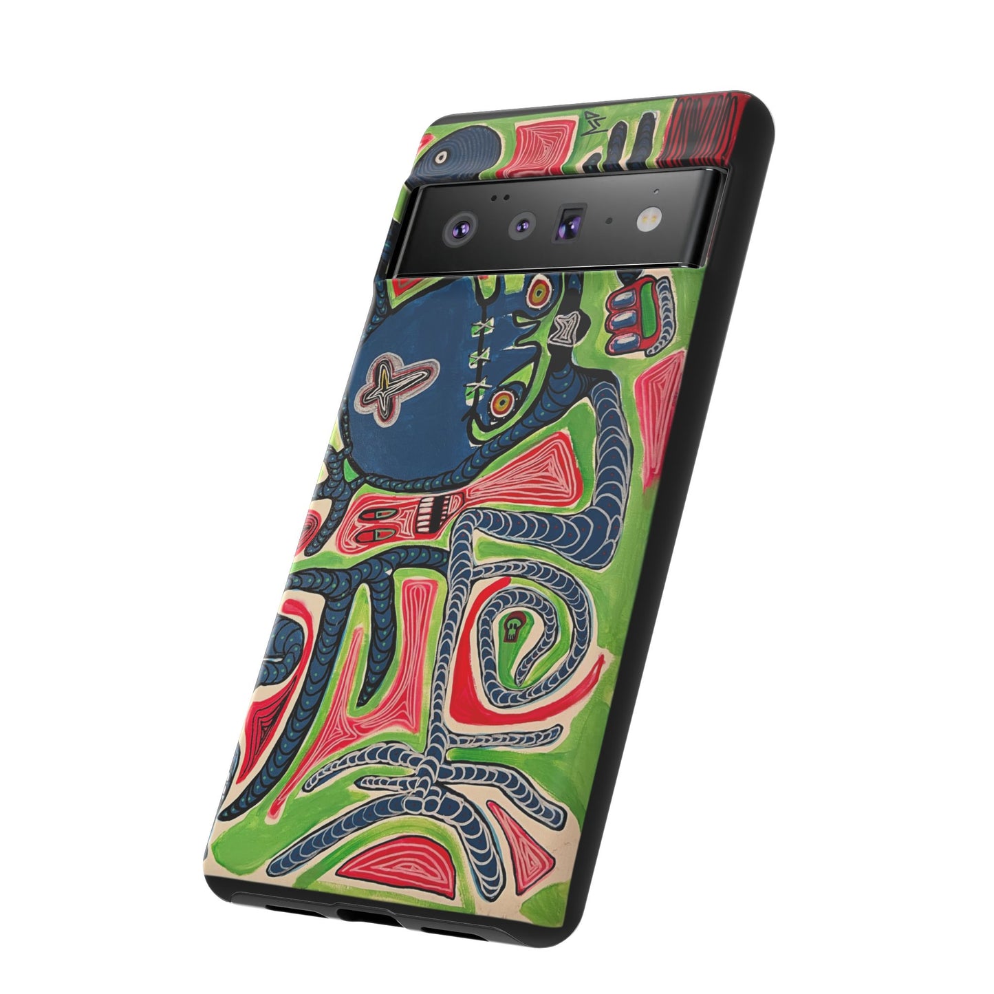 Abstract AFTERLIFE Phone Case — Bold Psychedelic Music Art