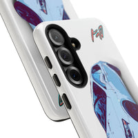 Melvin White Sports Car Phone Case - Retro Pop Art Supercar Protective Tough Case