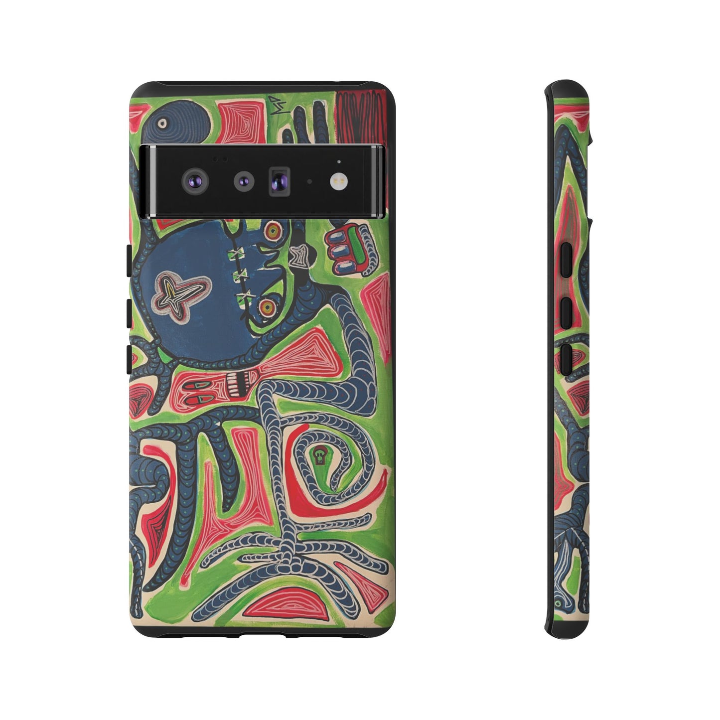 Abstract AFTERLIFE Phone Case — Bold Psychedelic Music Art