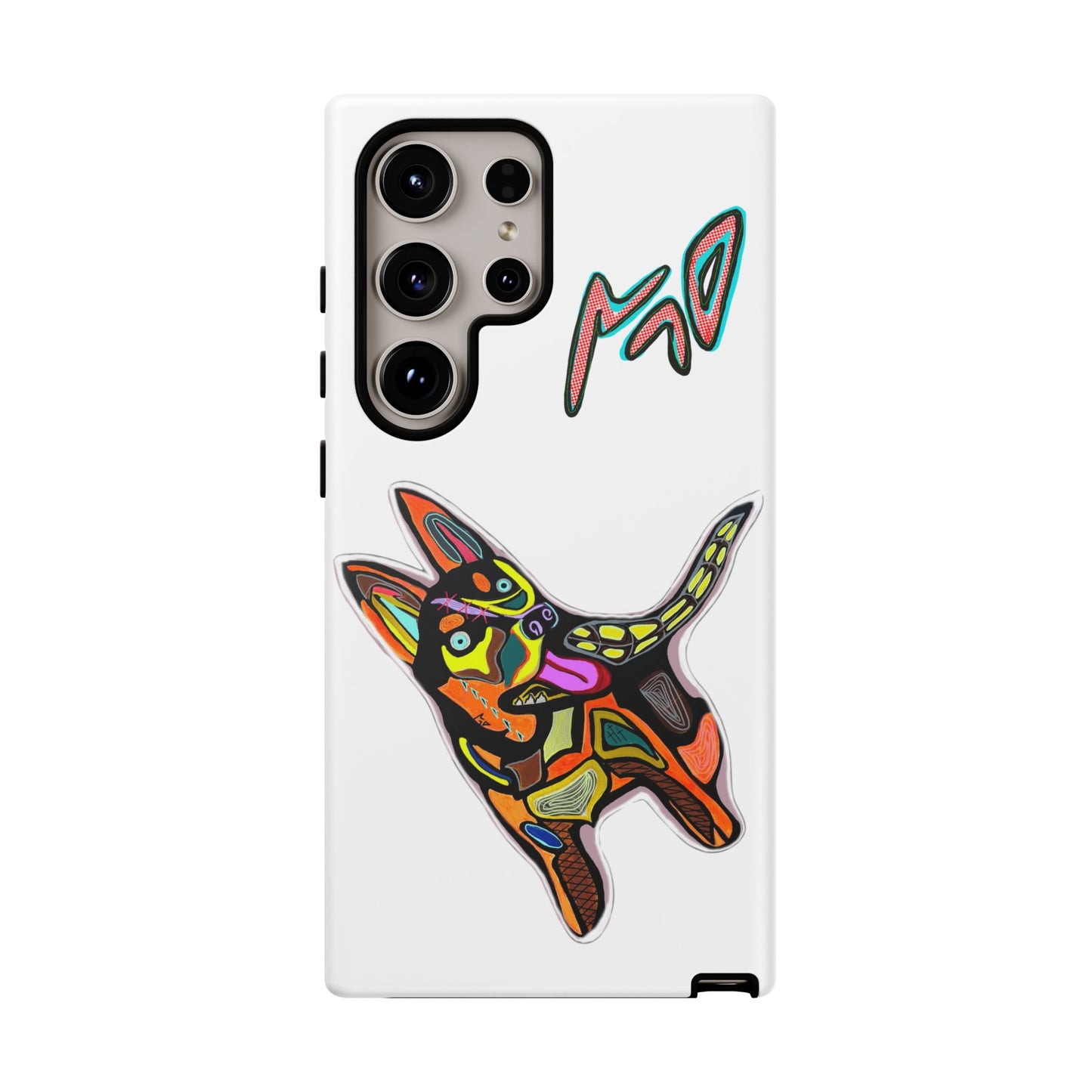HUSKY  Colorful Abstract Dog Phone Case — 'MAD' Signature Protective Case