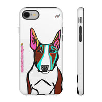 MR Bull Terrier Phone Case — Colorful Pop Art Tough Cases for Dog Lovers