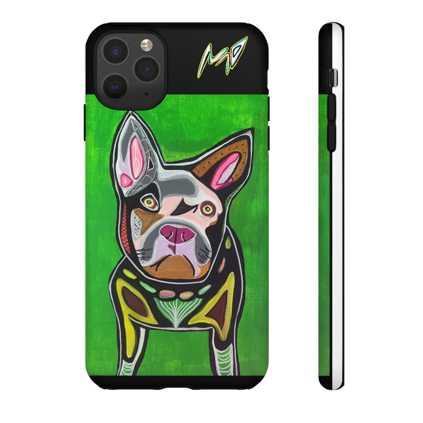 FRENCHIE  Art Phone Case – Colorful Pop Dog iPhone Cover