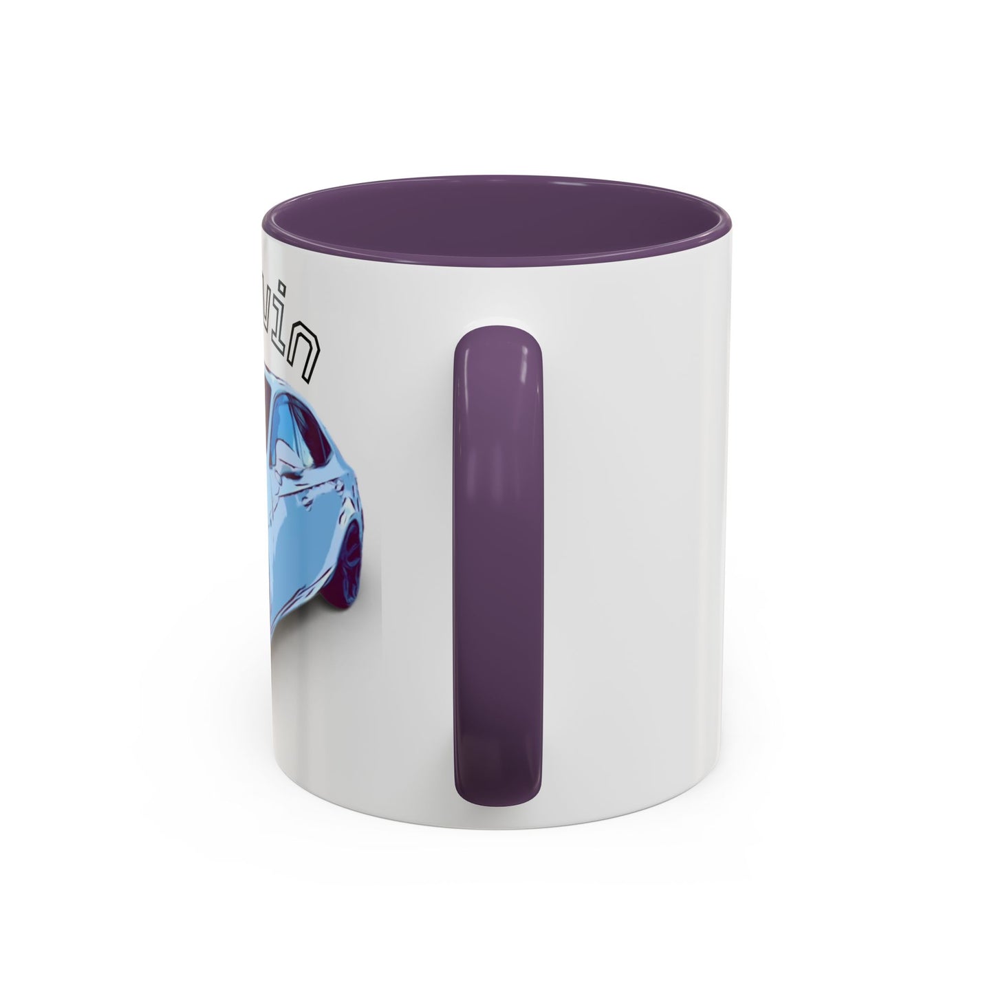 MELVIN.  Personalized Car Coffee Mug — 'Melvin' Sports Car Accent Mug (11/15oz)
