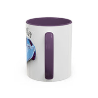 MELVIN.  Personalized Car Coffee Mug — 'Melvin' Sports Car Accent Mug (11/15oz)