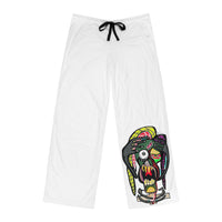STRESS.  Men's Pajama Pants — Colorful Monster Skull Lounge Sleepwear