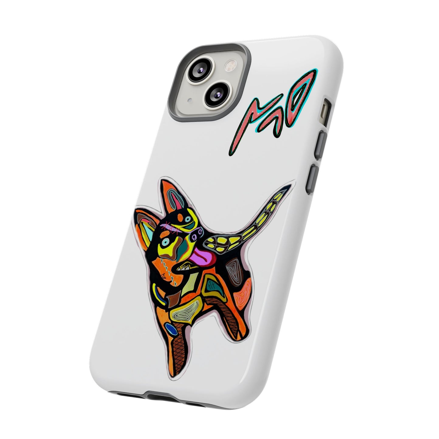 HUSKY  Colorful Abstract Dog Phone Case — 'MAD' Signature Protective Case