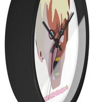 KAREN.  Screaming Face Wall Clock — Bold Pop Art Horror Home Decor