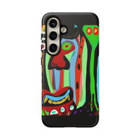 CRAZY.   Tribal Face Phone Case — Colorful Modern Art iPhone Cover