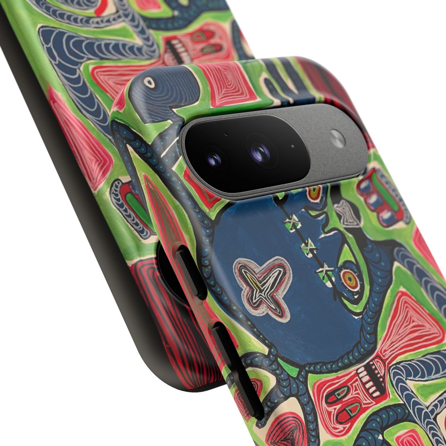 Abstract AFTERLIFE Phone Case — Bold Psychedelic Music Art