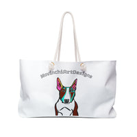 Colorful MR Bull Terrier Weekender Bag – Pop Art Dog Travel Tote