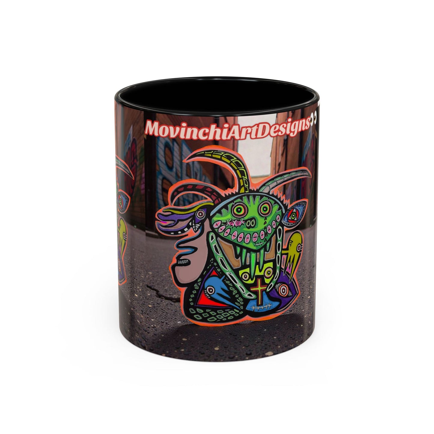 RYDER5.0  Street Art Mug — Colorful Graffiti Character Coffee Cup (11/15oz)
