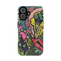 CONCERT  Abstract Graffiti Phone Case — Colorful Street Art Tough Cases