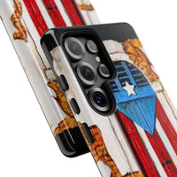 Puerto Rican Flag Phone Case - Rustic Coquí Door Design Tough Case