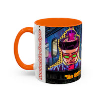 OLIVER TREE "The Goat"Urban Graffiti Coffee Mug — Colorful Retro Subway Art