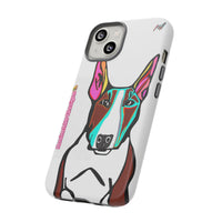 MR Bull Terrier Phone Case — Colorful Pop Art Tough Cases for Dog Lovers