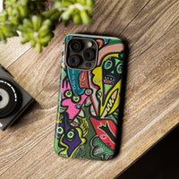 CONCERT  Abstract Graffiti Phone Case — Colorful Street Art Tough Cases