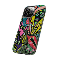 CONCERT  Abstract Graffiti Phone Case — Colorful Street Art Tough Cases