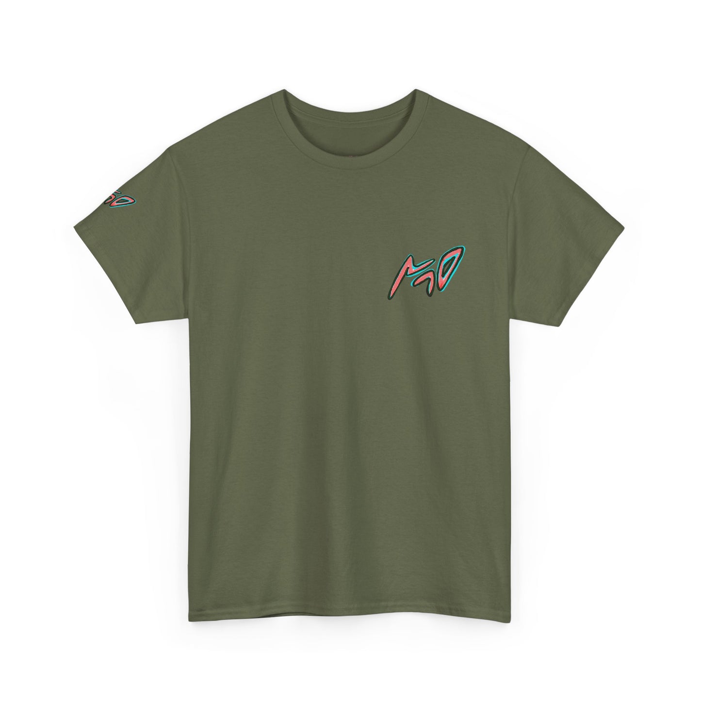 Graphic Tee — Colorful CRAZY TUNA  Illustration Back Print Tee