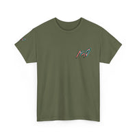 Graphic Tee — Colorful CRAZY TUNA  Illustration Back Print Tee
