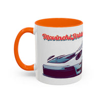 Porsche GT3 Cup Accent Coffee Mug – Racing Car Graphic 11/15oz