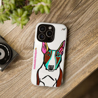 MR Bull Terrier Phone Case — Colorful Pop Art Tough Cases for Dog Lovers