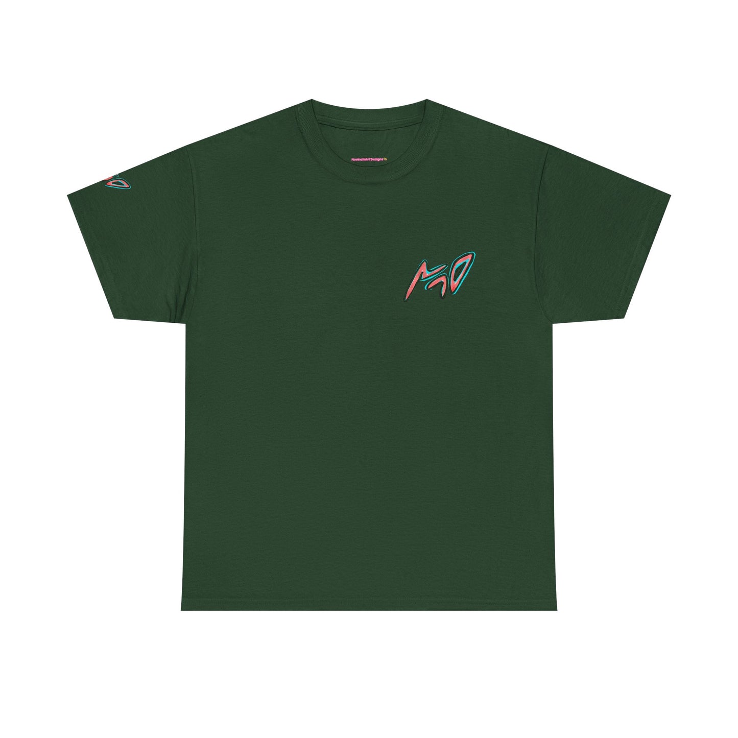 Graphic Tee — Colorful CRAZY TUNA  Illustration Back Print Tee