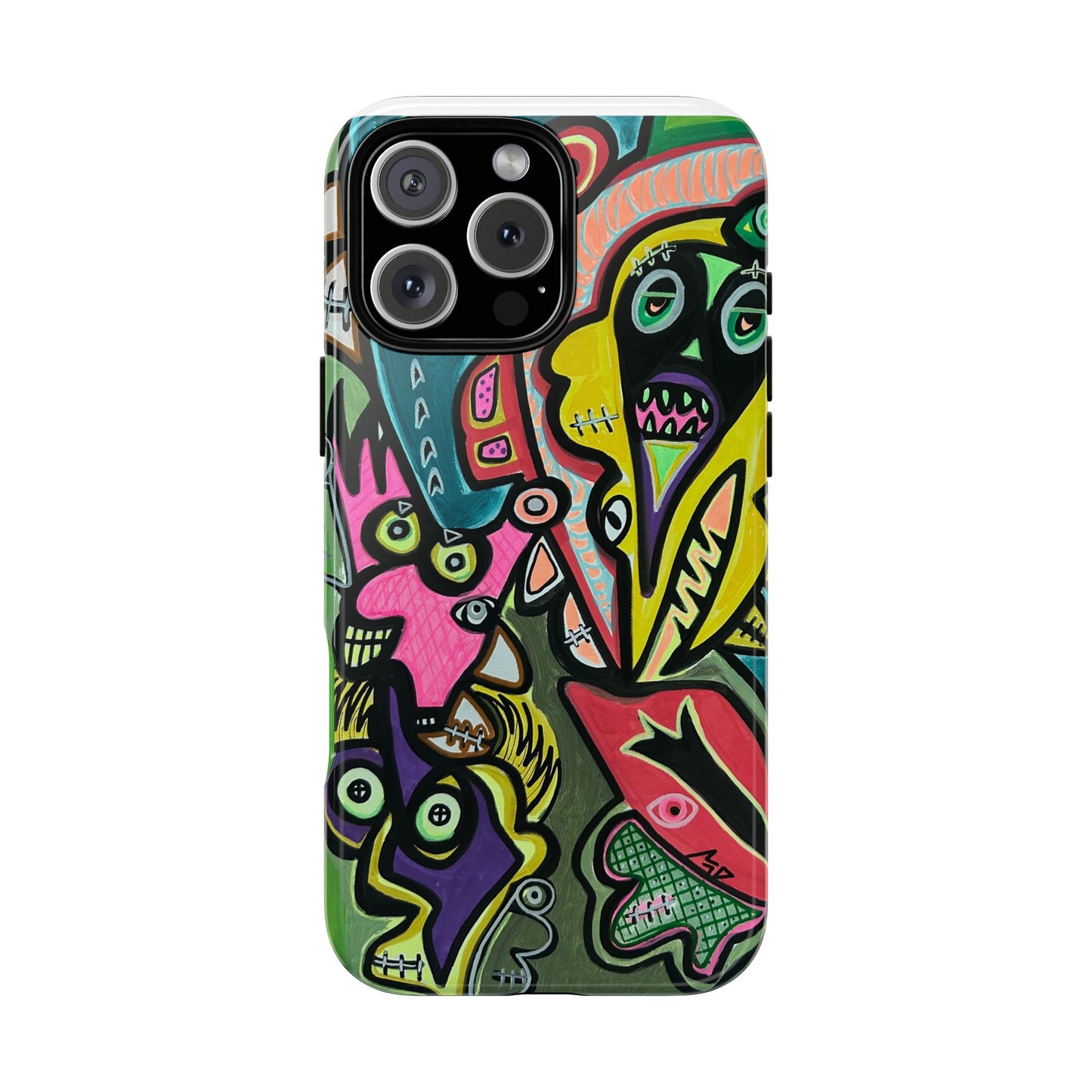 CONCERT  Abstract Graffiti Phone Case — Colorful Street Art Tough Cases