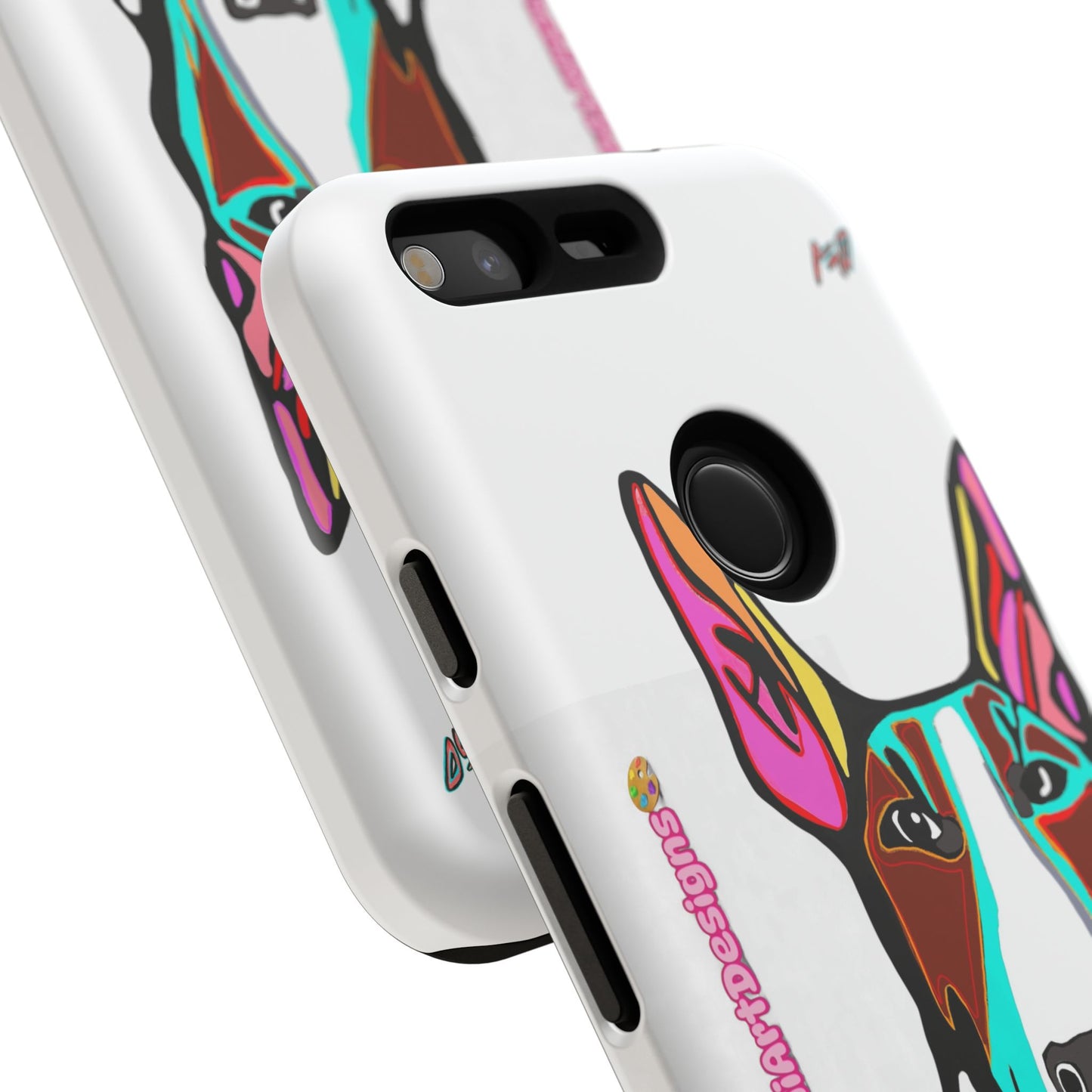 MR Bull Terrier Phone Case — Colorful Pop Art Tough Cases for Dog Lovers