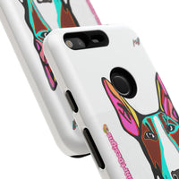 MR Bull Terrier Phone Case — Colorful Pop Art Tough Cases for Dog Lovers