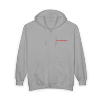 Full-Zip Hoodie with Colorful RYDER Art — Bold Graphic Zip-Up Sweatshirt