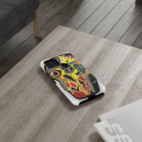 VINCENT.  Skull Riot Phone Case – Colorful Abstract Horror Art Protective Cover