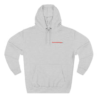 HEART ATTACK  Abstract Psyche Hoodie — Colorful Three-Panel Back Art Fleece Hoodie